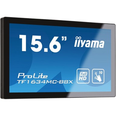 IIYAMA Monitor ProLite TF1634MC-B8X LED, dodirni ekran, 39,5 cm (15,6"), IPS, HDMI, DP, VGA